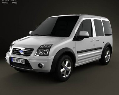 Ford Tourneo Connect SWB 2012 3D Model