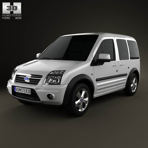 Ford Tourneo Connect SWB 2012 3D model