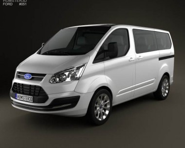 Ford Tourneo Custom SWB 2012 3D Model