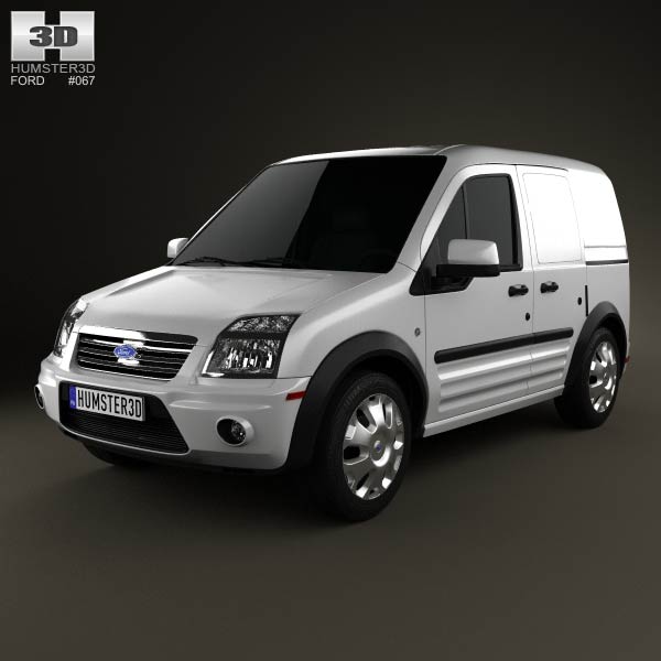 Ford Transit Connect SWB 2012 3D model