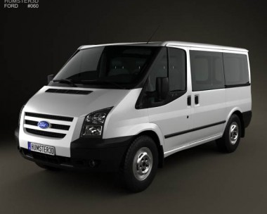 Ford Transit Tourneo SWB Low Roof 2012 3D Model