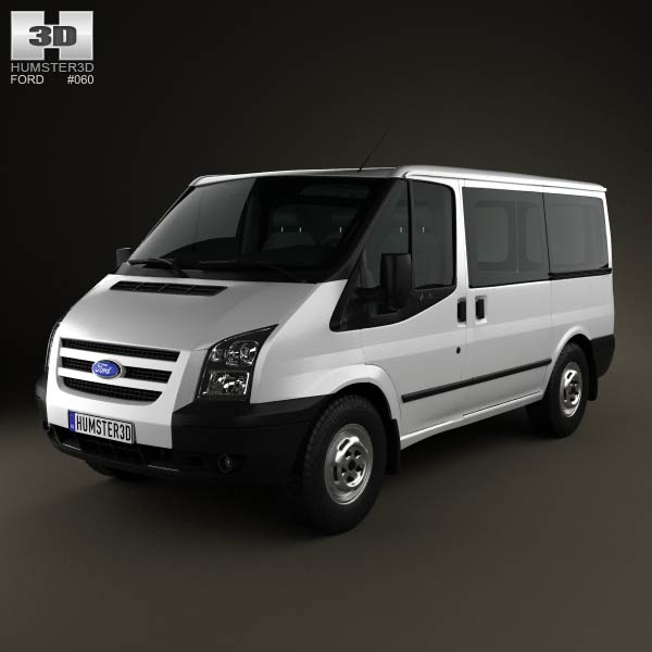 Ford Transit Tourneo SWB Low Roof 2012 3D model