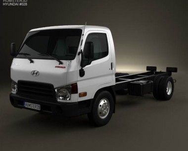Hyundai HD65 Chassis Truck 2012 3D Model