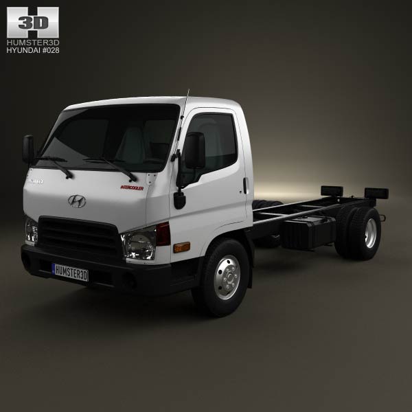 Hyundai HD65 Chassis Truck 2012 3D model