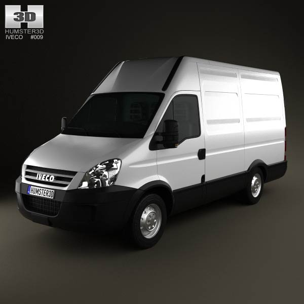 Iveco Daily Panel Van 3300 H2 2008 3D model