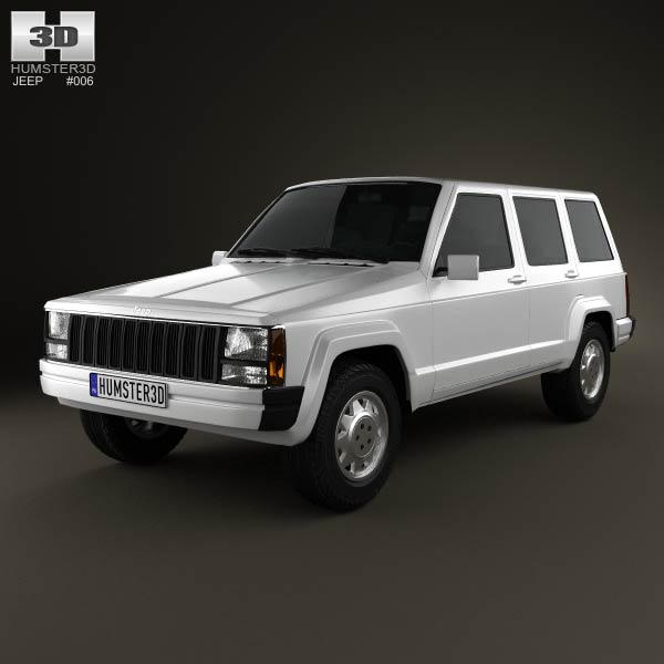Jeep Cherokee XJ 4-door 2001 3D model