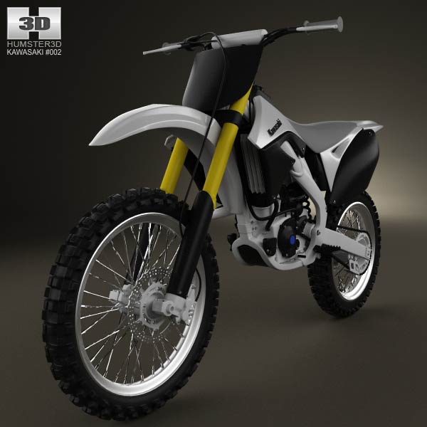 Kawasaki KX250F 2012 3D model