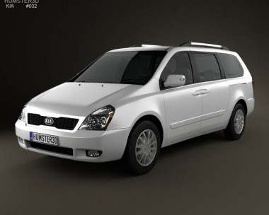 Kia Sedona (Carnival) LWB 2012 3D Model