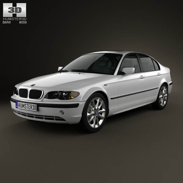 BMW 3 Series sedan (E46) 2004 3D model