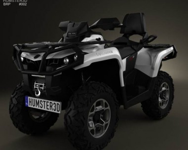 BRP Can-Am Outlander MAX XT 2013 3D Model