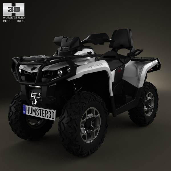BRP Can-Am Outlander MAX XT 2013 3D model