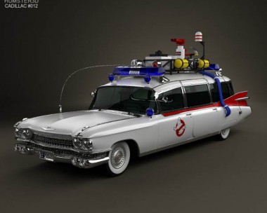 Cadillac Miller-Meteor Ghostbusters Ectomobile 3D Model