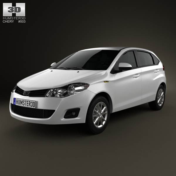Chery A13 (Fulwin 2) hatchback 2012 3D model