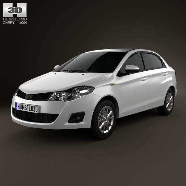 Chery A13 (Fulwin 2) liftback 2012 3D model