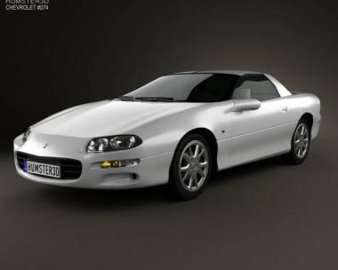 Chevrolet Camaro coupe 2000 3D Model