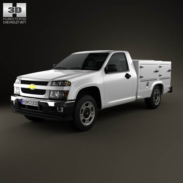 Chevrolet Colorado Hotshot II Lowboy 2011 3D model