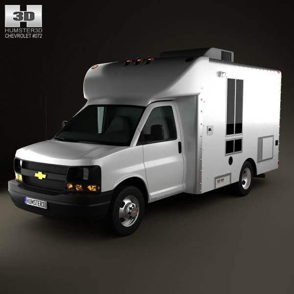 Chevrolet Express Mobile Vending 2003 3D model
