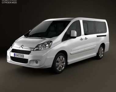 Citroen Jumpy Combi L2H1 2011 3D Model