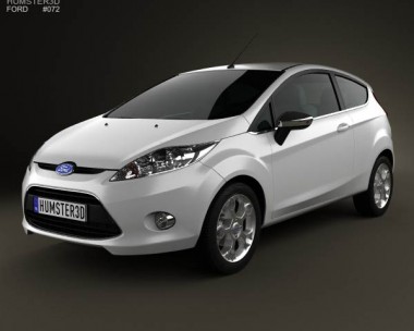 Ford Fiesta hatchback 3-door (EU) 2012 3D Model