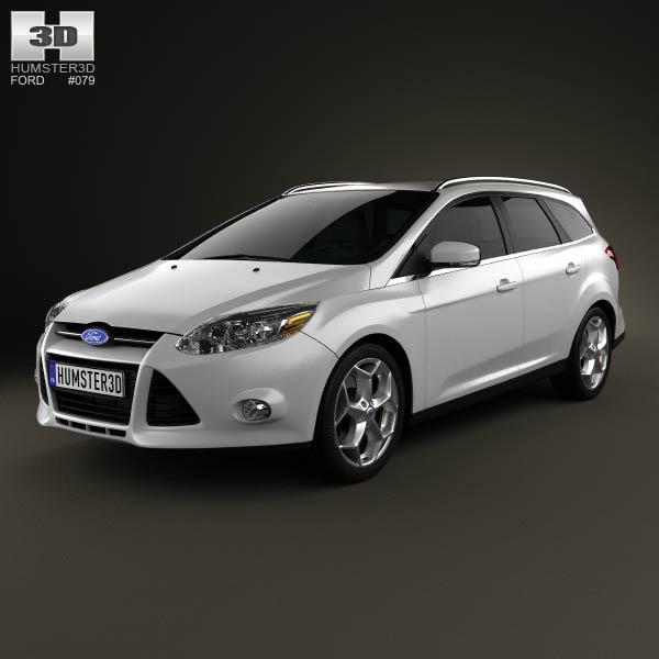 Ford Focus Wagon 2012 3D model