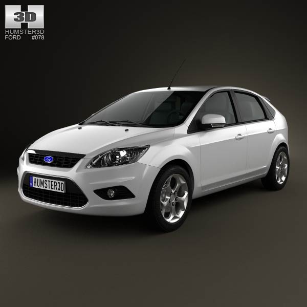 Ford Focus hatchback 5-door 2009 3D model