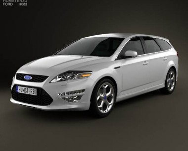 Ford Mondeo Turnier Titanium X Mk4 2012 3D Model