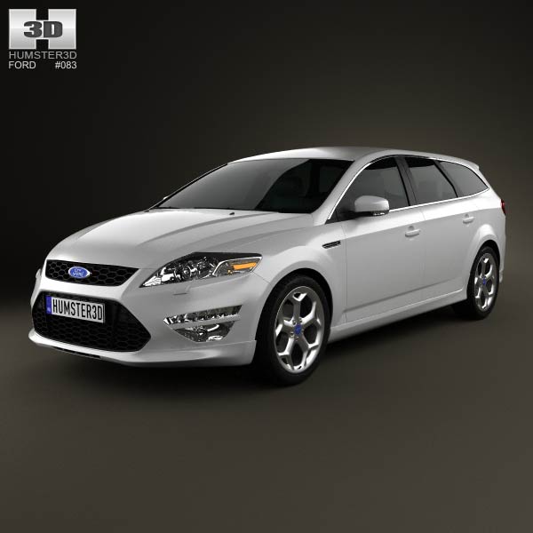 Ford Mondeo Turnier Titanium X Mk4 2012 3D model