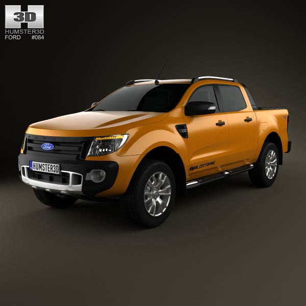 Ford Ranger Wildtrak Double Cab 2012 3D model