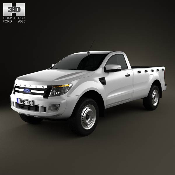 Ford Ranger Single Cab 2012 3D model