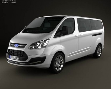 Ford Tourneo Custom LWB 2013 3D Model