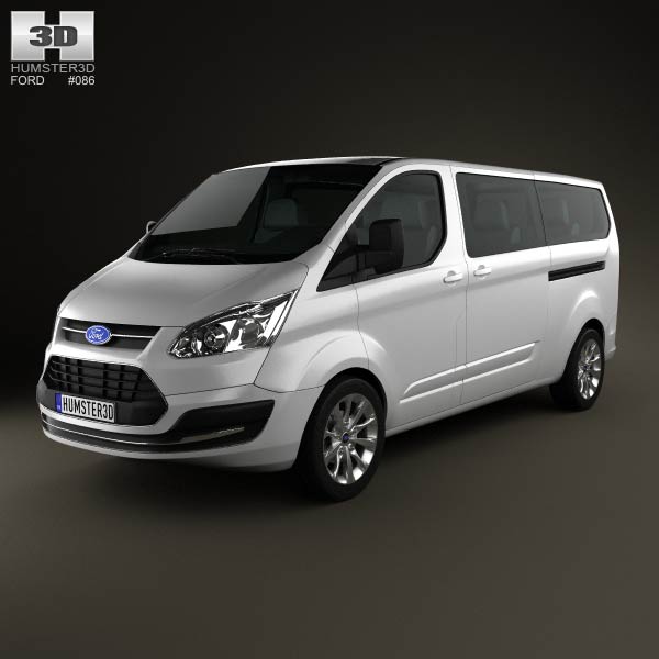 Ford Tourneo Custom LWB 2013 3D model