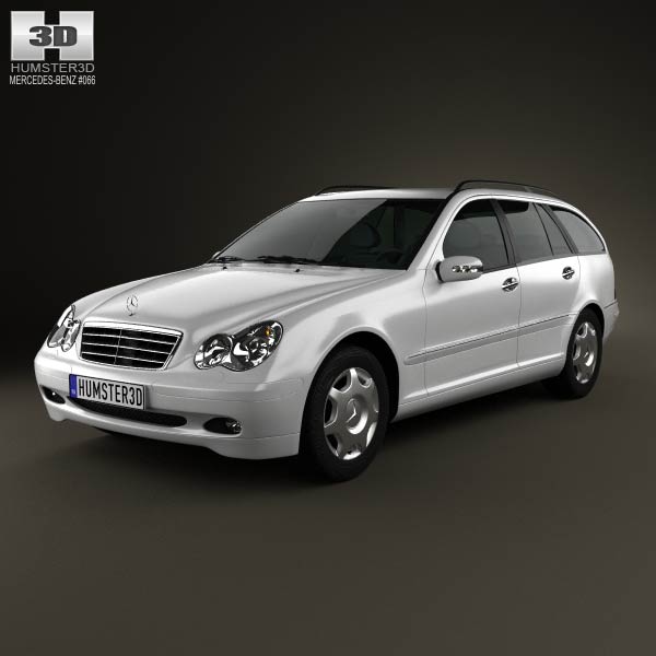 Mercedes-Benz C-Class (W203) estate 2005 3D model