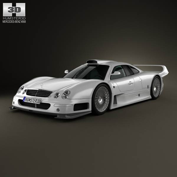 Mercedes-Benz CLK-class GTR AMG 1999 3D model