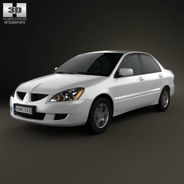 Mitsubishi Lancer Ralliart sedan 2004 3D model