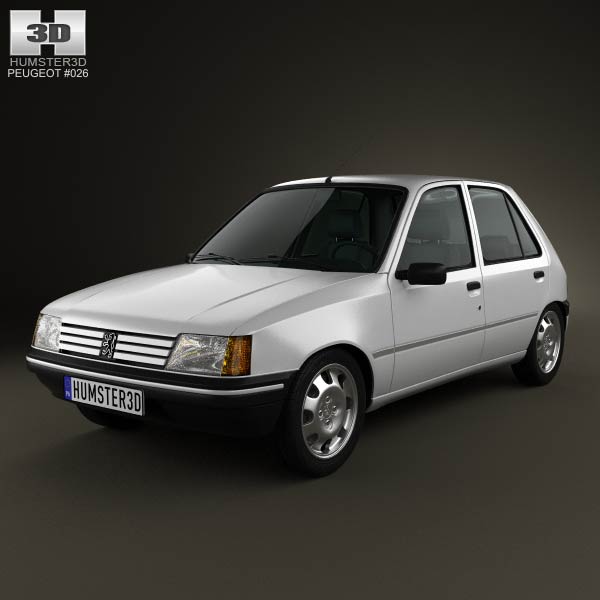 Peugeot 205 5-door 1998 3D model