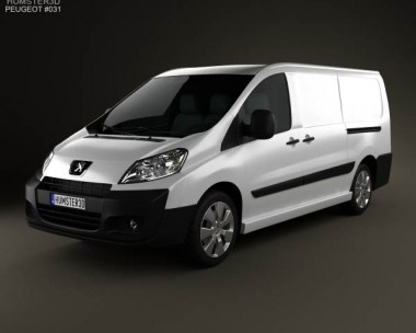 Peugeot Expert II Panel Van L2H1 2011 3D Model