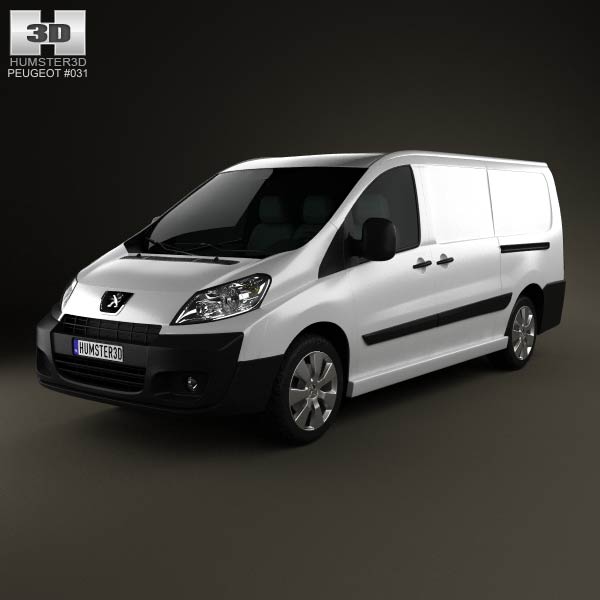 Peugeot Expert II Panel Van L2H1 2011 3D model