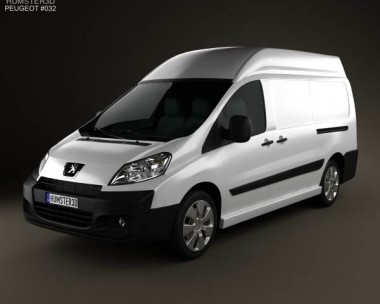 Peugeot Expert II Panel Van L2H2 2011 3D Model