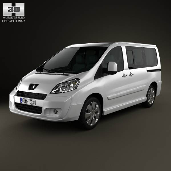 Peugeot Expert II combi L1H1 2011 3D model