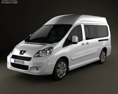 Peugeot Expert II Combi L2H2 2011 3D Model