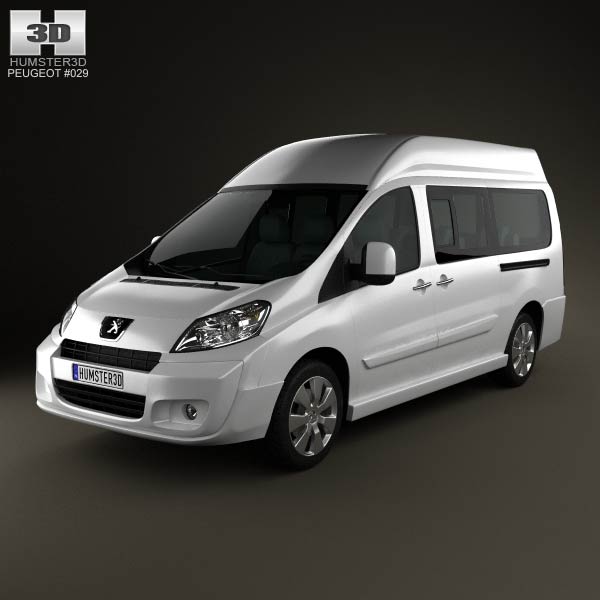 Peugeot Expert II Combi L2H2 2011 3D model