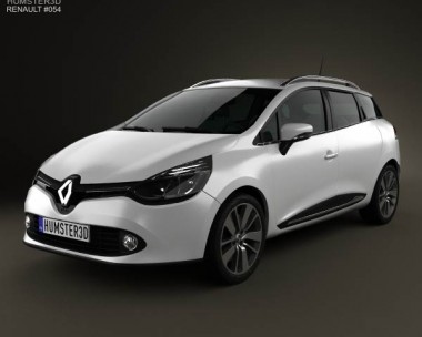 Renault Clio IV Estate 2013 3D Model