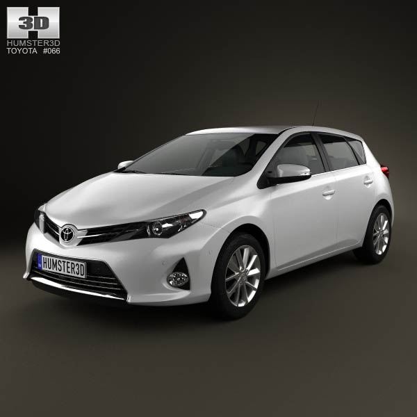 Toyota Auris hatchback 5-door 2013 3D model