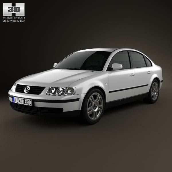 Volkswagen Passat B5 sedan 1997 3D model