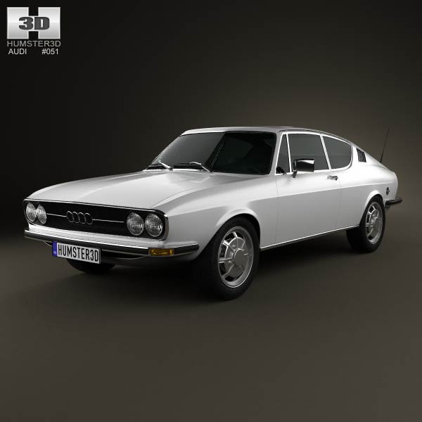 Audi 100 Coupe S 1970 3D model