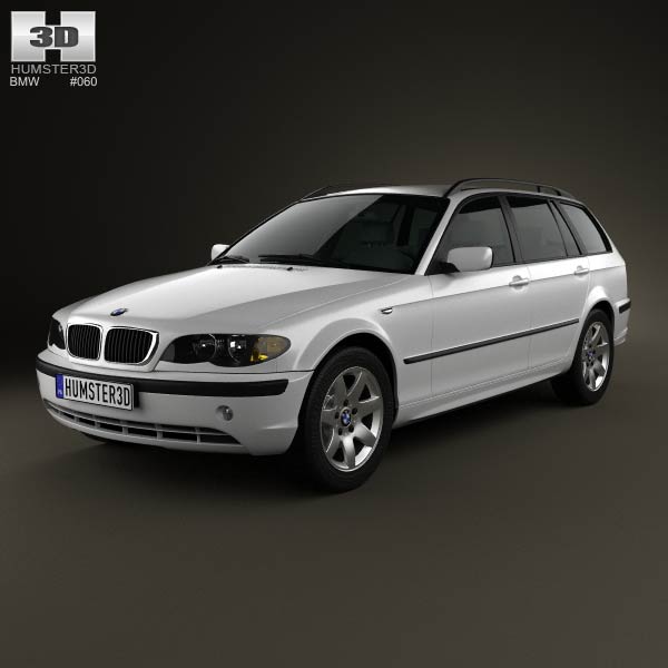 BMW 3 Series touring (E46) 2001 3D model