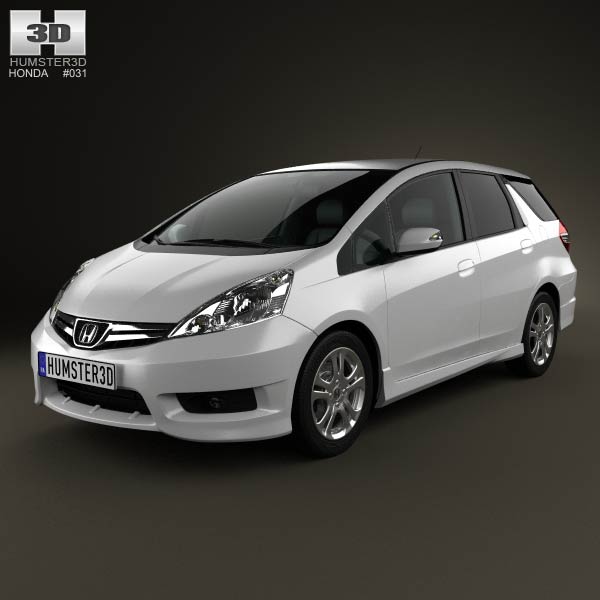 Honda Fit (Jazz) Shuttle 2012 3D model