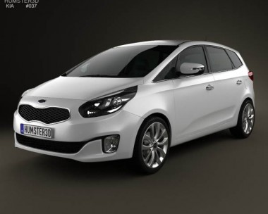 Kia Carens (Rondo) 2013 3D Model