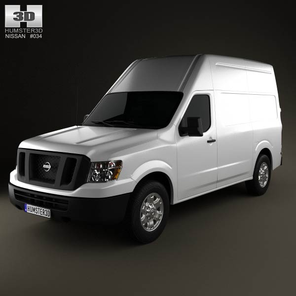 Nissan NV Cargo Van High Roof 2013 3D model
