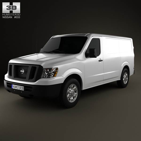Nissan NV Cargo Van Standard Roof 2013 3D model